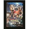 Image 1 : CHRISTOPHER LLOYD AND MICHAEL J FOX SIGNED TIN SIGN - WWOC COA