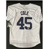 Image 1 : GERRIT COLE SIGNED NEW YORK YANKEES JERSEY WITH COA