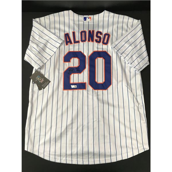 PETE ALONSO SIGNED NEW YORK METS JERSEY WITH COA