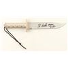 Image 1 : Kane Hodder Signed "Friday the 13th" Prop Hunting Knife Inscribed "Jason" JSA COA