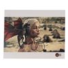 Image 1 : EMILIA CLARKE SIGNED GAME OF THRONES 8X10 - BECKETT COA