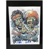 Image 1 : Cheech Marin & Tommy Chong Signed "Marijuana Zombie" 11x14 Photo (JSA)