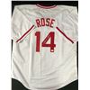 Image 1 : PETE ROSE SIGNED CINCINATTI REDS JERSEY JSA COA