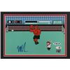 Image 2 : MIKE TYSON SIGNED AND FRAMED PUNCH OUT PIECE - FITTERMAN SPORT COA