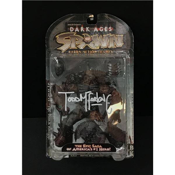 TODD MACFARLANE SIGNED SPAWN ACTION FIGURE