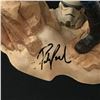 Image 2 : PEDRO PASCAL SIGNED MANDALORIAN STATUE - KB COA
