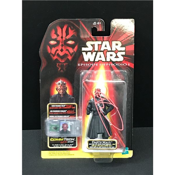 RAY PARK SINGED DARTH MAUL FIGURE BECKET AND WWOC COA