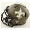 Image 2 : DREW BREES SIGED NEW ORLEANS SAINTS MINI HELMET (BECKETT COA)