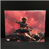 Image 1 : JASON MOMOA SIGNED AQUAMAN 11X14 PHOTO - PSA COA
