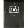 Image 1 : HULK HOGAN SIGNED N.W.O SHIRT WITH COA