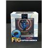 Image 1 : CHRIS EVANS SIGNED CAPTAIN AMERICA FIGURE (KB COA)