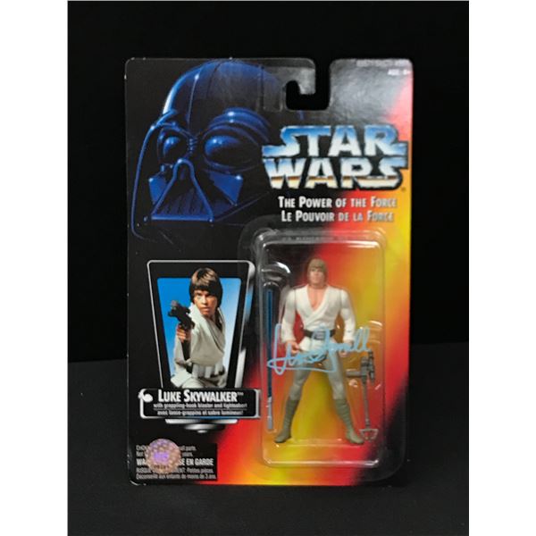 MARKL HAMILL SIGNED LUKE SKYWALKER FIGURE KB AUTHENITCS COA