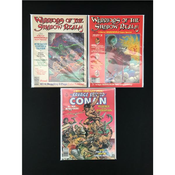 LOT OF 3 COMICS VARIOUS TITLES
