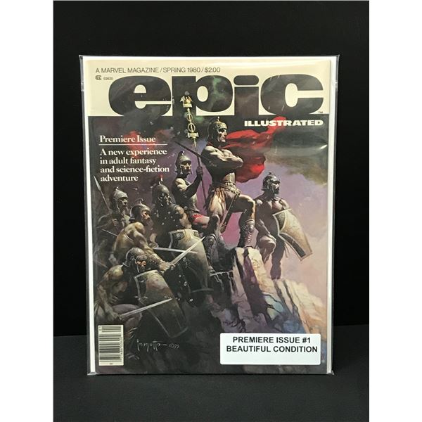 MARVEL MAGAZINE NO.1 EPIC ILLUSTRATED