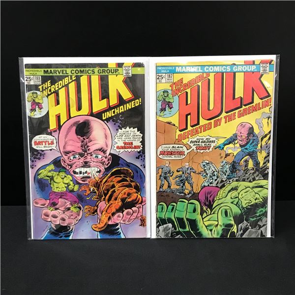 LOT OF 2 THE INCREDIBLE HULK COMICS (MARVEL COMICS)