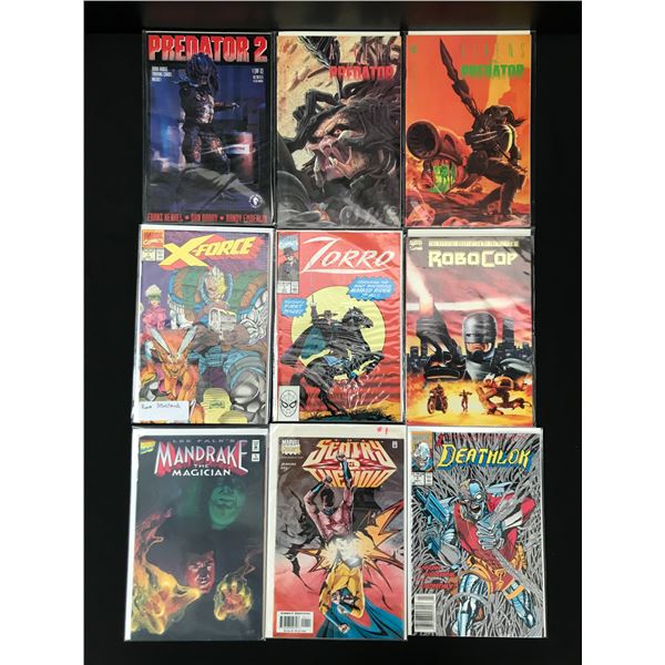 LOT OF 9 COMICS VARIOUS TITLES