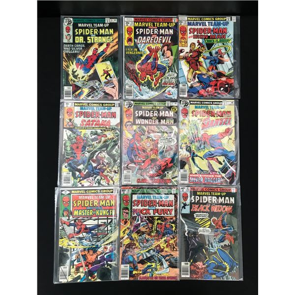 LOT OF 9 SPIDERMAN COMICS (MARVEL COMICS)