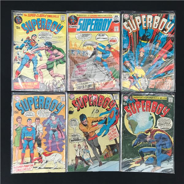 LOT OF 6 SUPERBOY COMICS (DC COMICS)