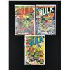 Image 1 : LOT OF 3 INCREDIBLE HULK COMICS (MARVEL COMICS)
