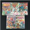 Image 1 : LOT OF 5 FANTASTIC FOUR COMICS (MARVEL COMICS)