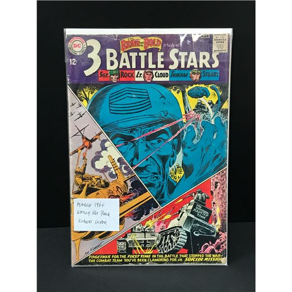 DC COMICS NO.52 THE BRAVE AND THE BNOLD 3 BATLE STARS