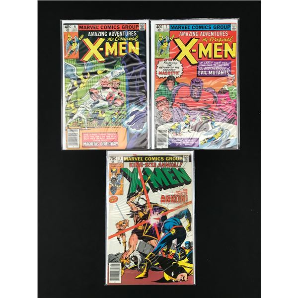 LOT OF 3 X-MEN COMICS (MARVEL COMICS)