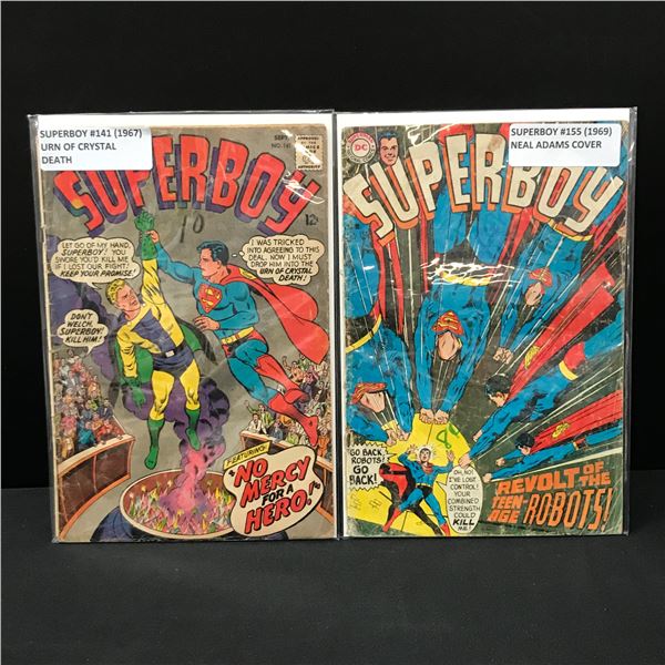 LOT OF 2 SUPERBOY COMICS
