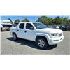 Image 1 : 2008 HONDA RIDGELINE 4WD, 4 DOOR PICK UP, WHITE, VIN 2HJYK164X8H000006