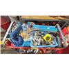 Image 2 : BLUE-POINT 2 TIER ROLLING CART WITH ASSORTED TOOL CONTENTS 30" X 16" X 36"H