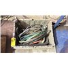 Image 1 : BIN OF ASSORTED AIR HOSES, GAUGES & MORE