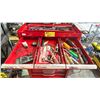 Image 3 : ULTRA PRO 2-PC 22 DRAWER PORTABLE TOOL BOX WITH ASSORTED TOOL CONTENTS INCLUDING; MULTIMETERS,