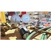 Image 3 : 4 ASSORTED PSI GAUGES WITH ACETYLENE HOSE & TORCH