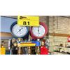 Image 2 : RITCHIE YELLOW JACKET DUAL GAUGE WITH ACETYLENE HOSE