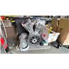 Image 1 : ASSORTED MOTORCYCLE PARTS INCLUDING; ENGINE, STARTER, FOOT PEGS & MORE