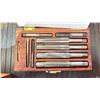 Image 2 : BOX OF ASSORTED DIE'S & CASE OF ASSORTED TAPS