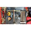 Image 9 : SHELF OF SMALL HAND TOOLS ( BATTERY & ELECTRIC ), PUNCH GAGES, GASKET CUTTER SET, ANGLE DRILL KIT,