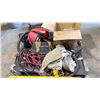 Image 3 : PALLET OF INDUSTRIAL GOODS - PORTABLE AIR TANK, HOSES, LIGHTS, SMALL PARTS ORGANIZER, VACUUM & MORE