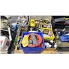 Image 2 : PALLET OF INDUSTRIAL GOODS - HARDWARE, SPRAY PAINTS, SMALL HAND TOOLS, SMALL PARTS ORGANIZERS WITH