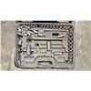 Image 3 : BIN OF EXTENSION CORDS, GREASE GUNS, RIDGID PIPE WRENCHES, SOCKETS & MORE *BIN INCLUDED*