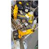 Image 2 : DEWALT BATTERY OPERATED HAND TOOLS WITH 5 DEWALT BATTERIES & 2 MAKITA BATTERIES