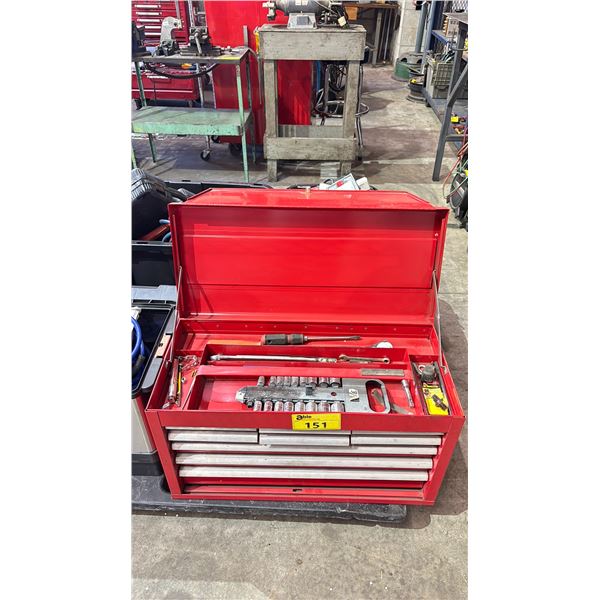BEACH TOOL CHEST WITH CONTENTS