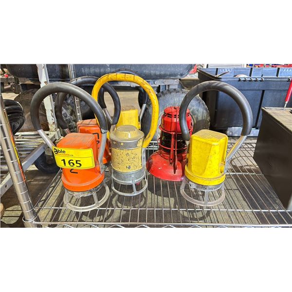 ASSORTED RAILROAD LANTERNS