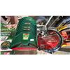 Image 3 : SCHULTZ 27-0-3 LAWN FERTILIZER, BOX OF WALL MOUNT HOSE HANGERS & A PRESSURE WASHER REPLACEMENT HOSE
