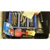 Image 3 : STORAGE BIN OF INDUSTRIAL GOODS - HEAVY DUTY DRILL BITS, SMALL PARTS ORGANIZERS WITH CONTENTS,