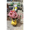Image 1 : POWER FIST 8132904 1.5 GALLON AIR COMPRESSOR WITH HOSE & NOZZLE