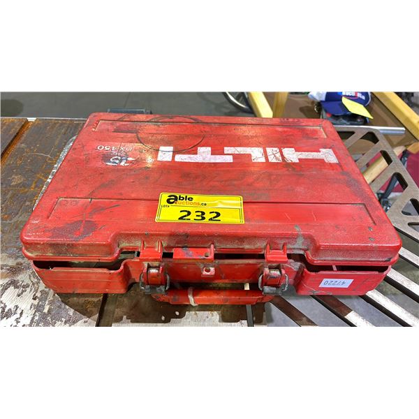 HILTI DX 450 FASTENER NAILER IN HARD TRANSPORT CASE