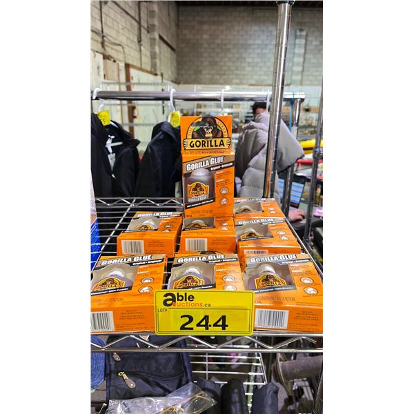 8 BOTTLES OF GORILLA GLUE