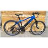 Image 1 : E-RIDE MOUNTAIN BLUE 6 SPEED ELECTRIC BIKE WITH KEYS *NO CHARGER/POWERS ON/WORKING CONDITION