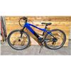Image 2 : E-RIDE MOUNTAIN BLUE 6 SPEED ELECTRIC BIKE *NO KEY/NO CHARGER/NO PEDALS/