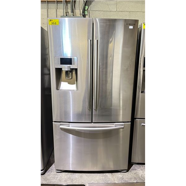 SAMSUNG STAINLESS STEEL 36' W FRENCH DOOR BOTTOM FREEZER REFRIGERATOR